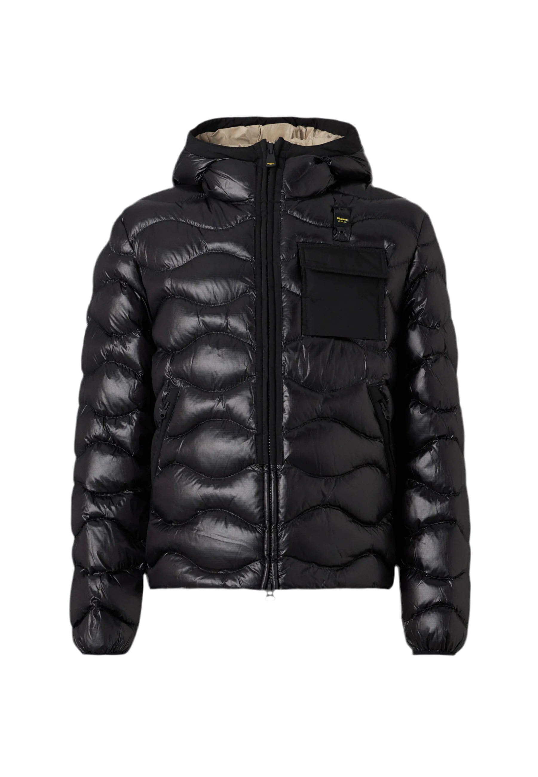 Blauer Jacket wave